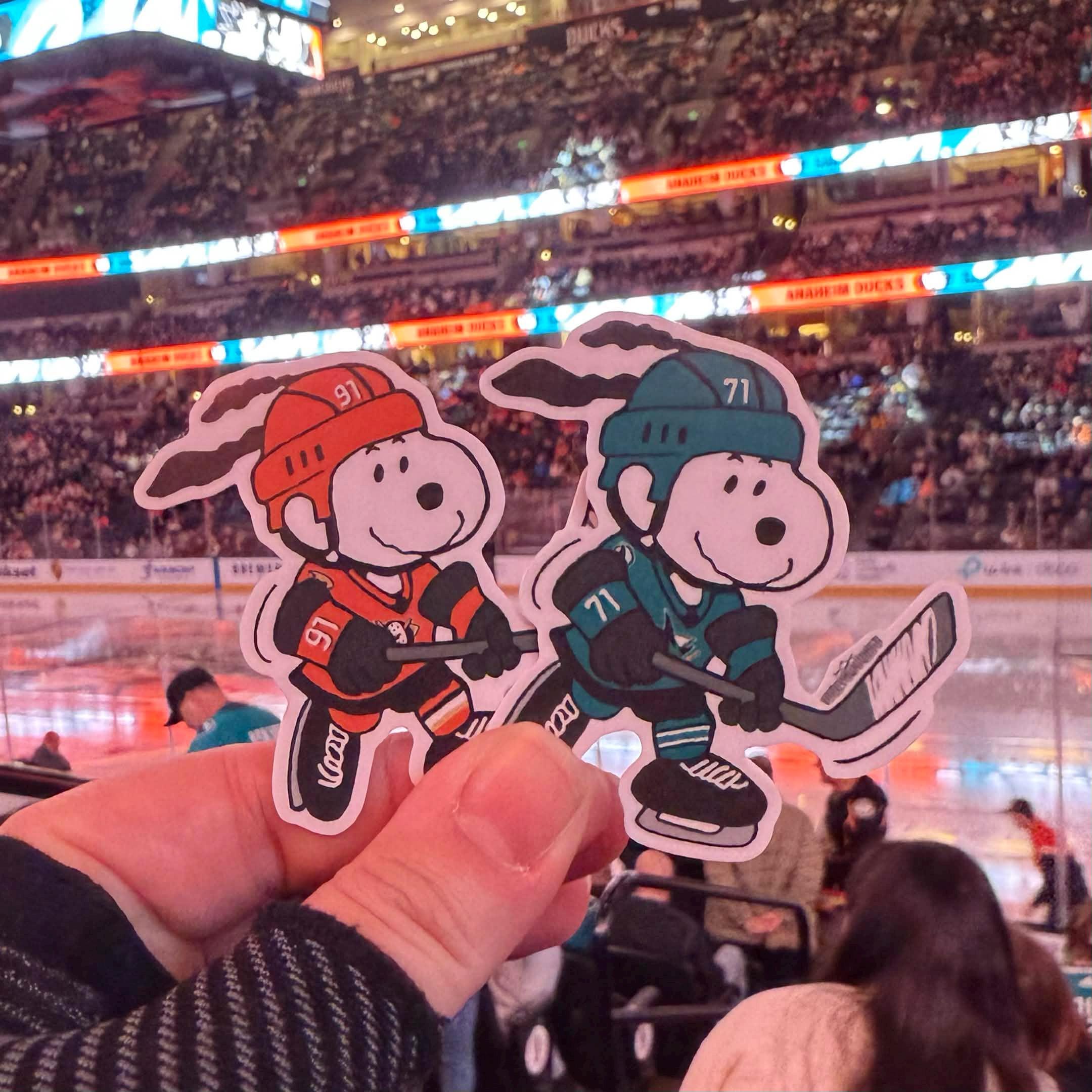 MADE TO ORDER - Sharks and Ducks Sticker