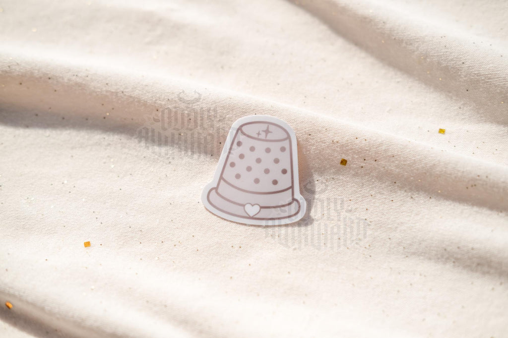 Thimble & Acorn Sticker