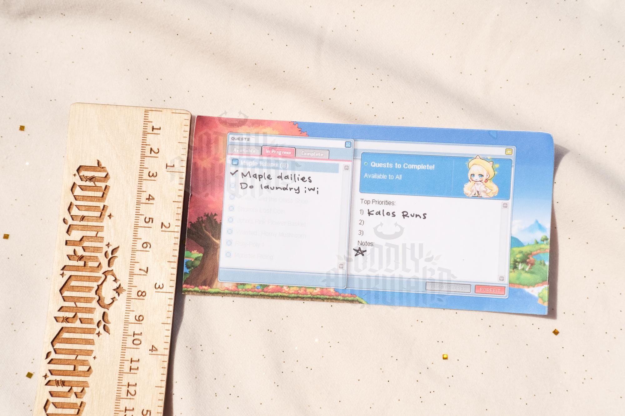 MADE-TO-ORDER - MapleStory Memo Sheets