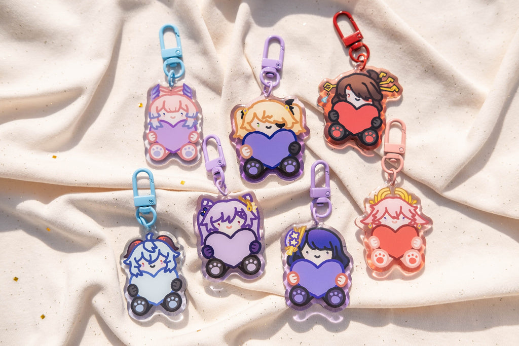 CLEARANCE Genshin Impact Acrylic Charms