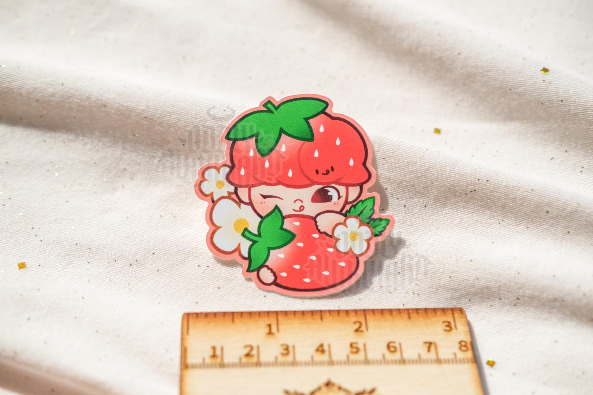 Strawberry Dimoo Sticker