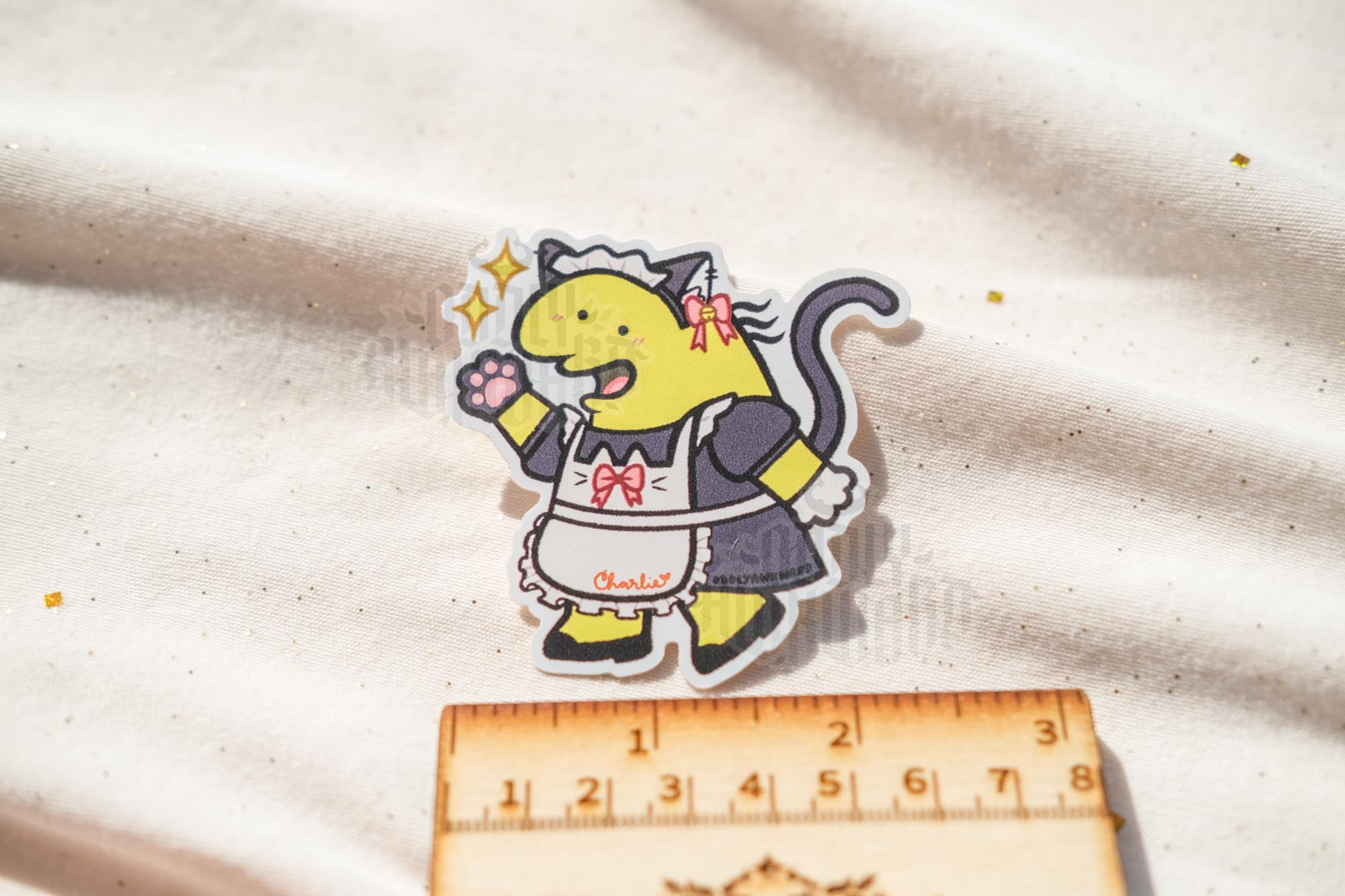 Smiling Friends Charlie Maid Sticker