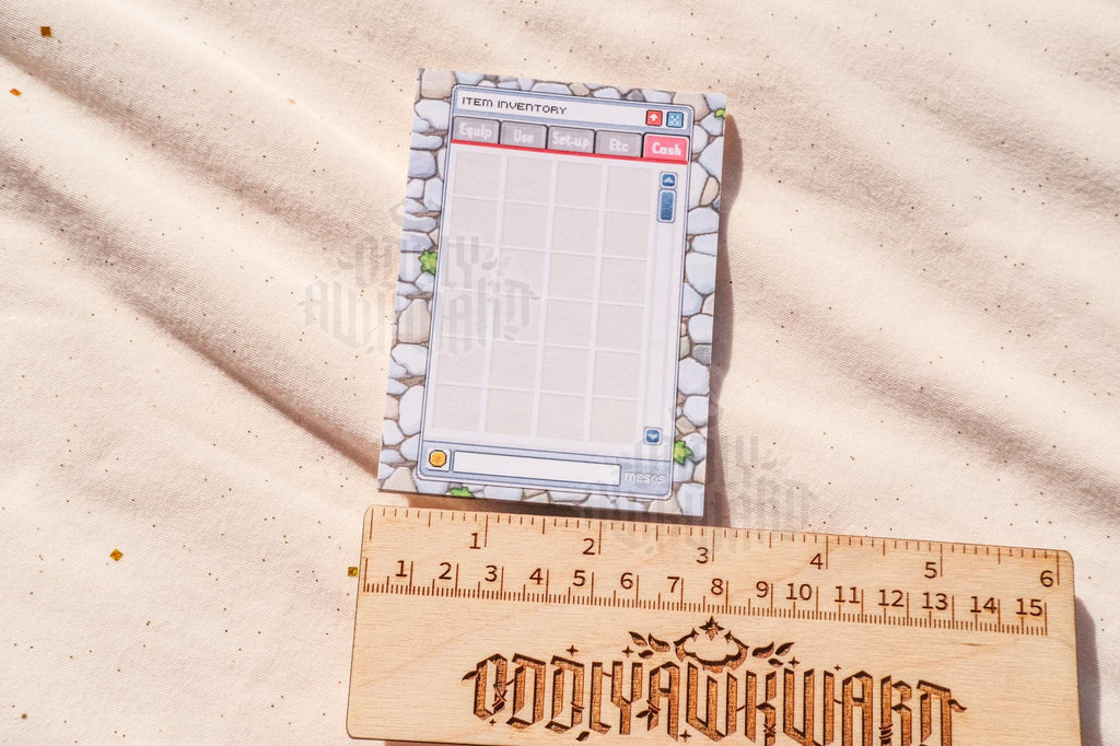 MapleStory Item Inventory Memo Pad