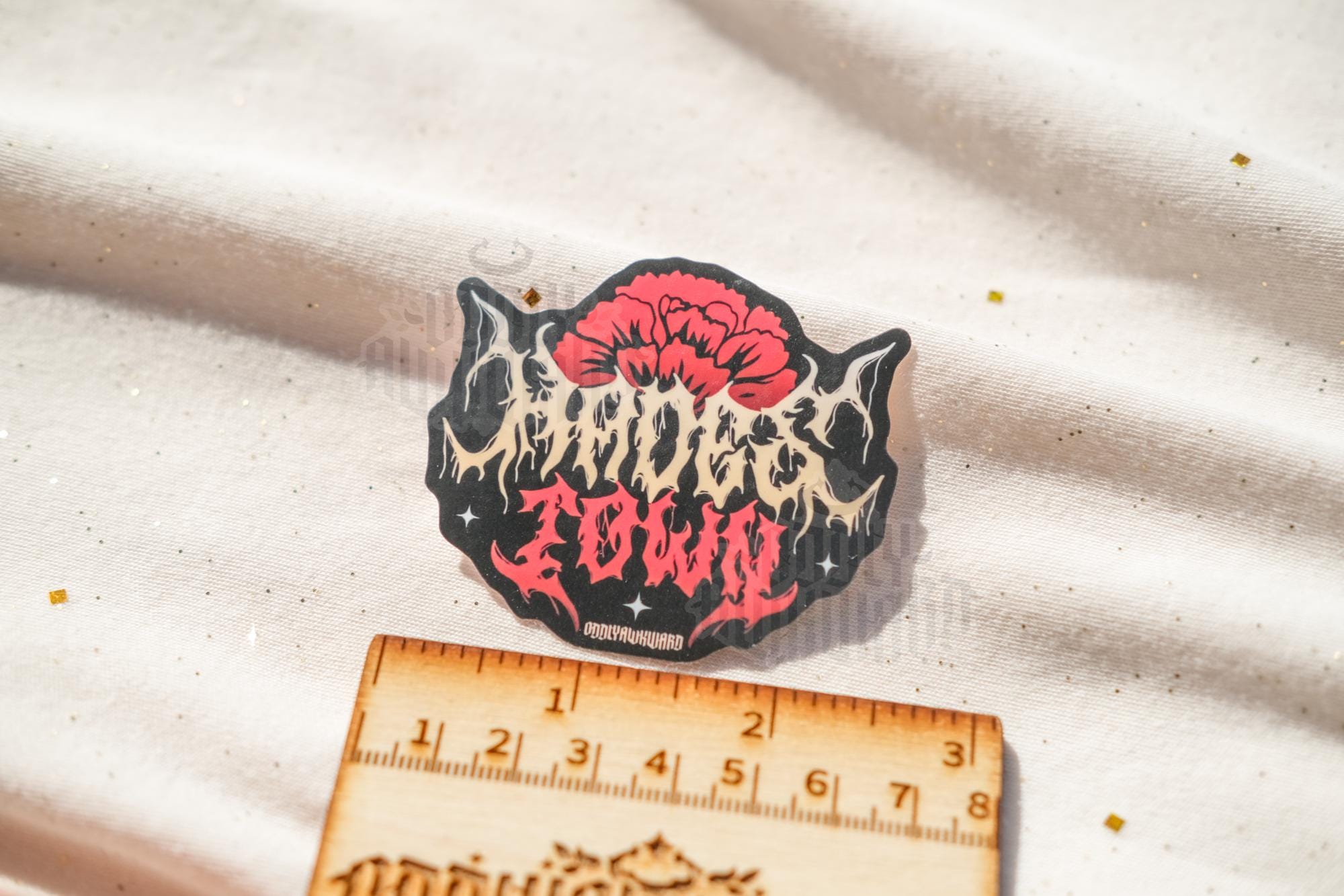 Hadestown Metal-Inspired Sticker