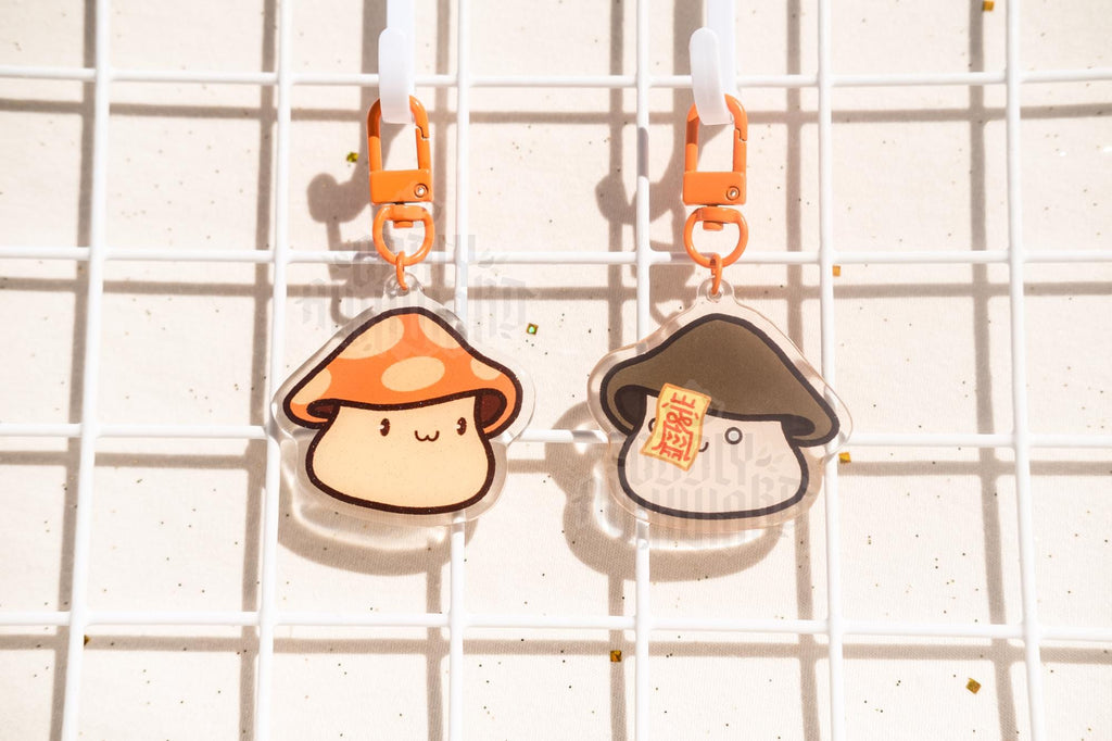 MapleStory Orange/Zombie Mushroom Acrylic Charm