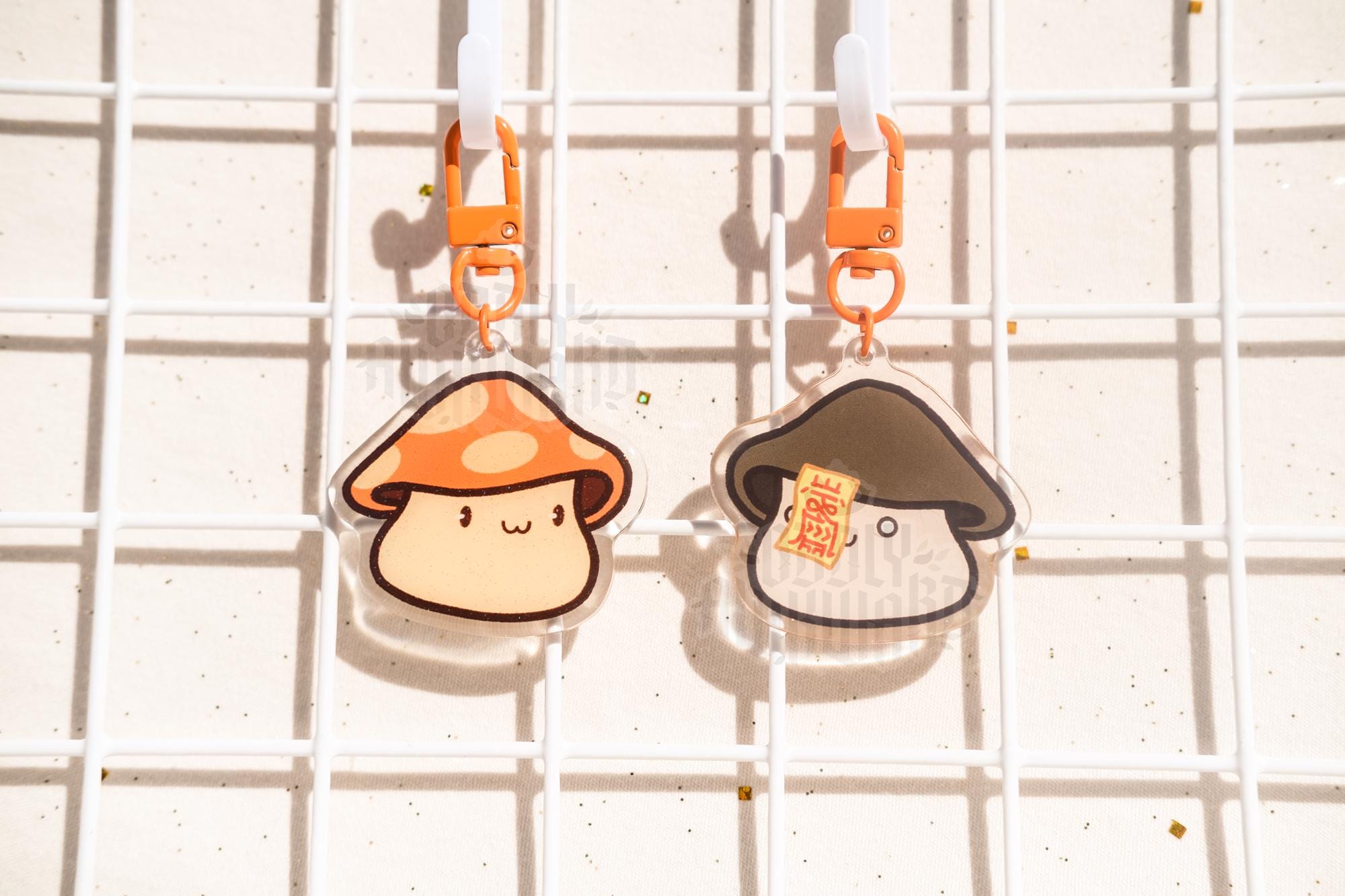 MapleStory Orange/Zombie Mushroom Acrylic Charm