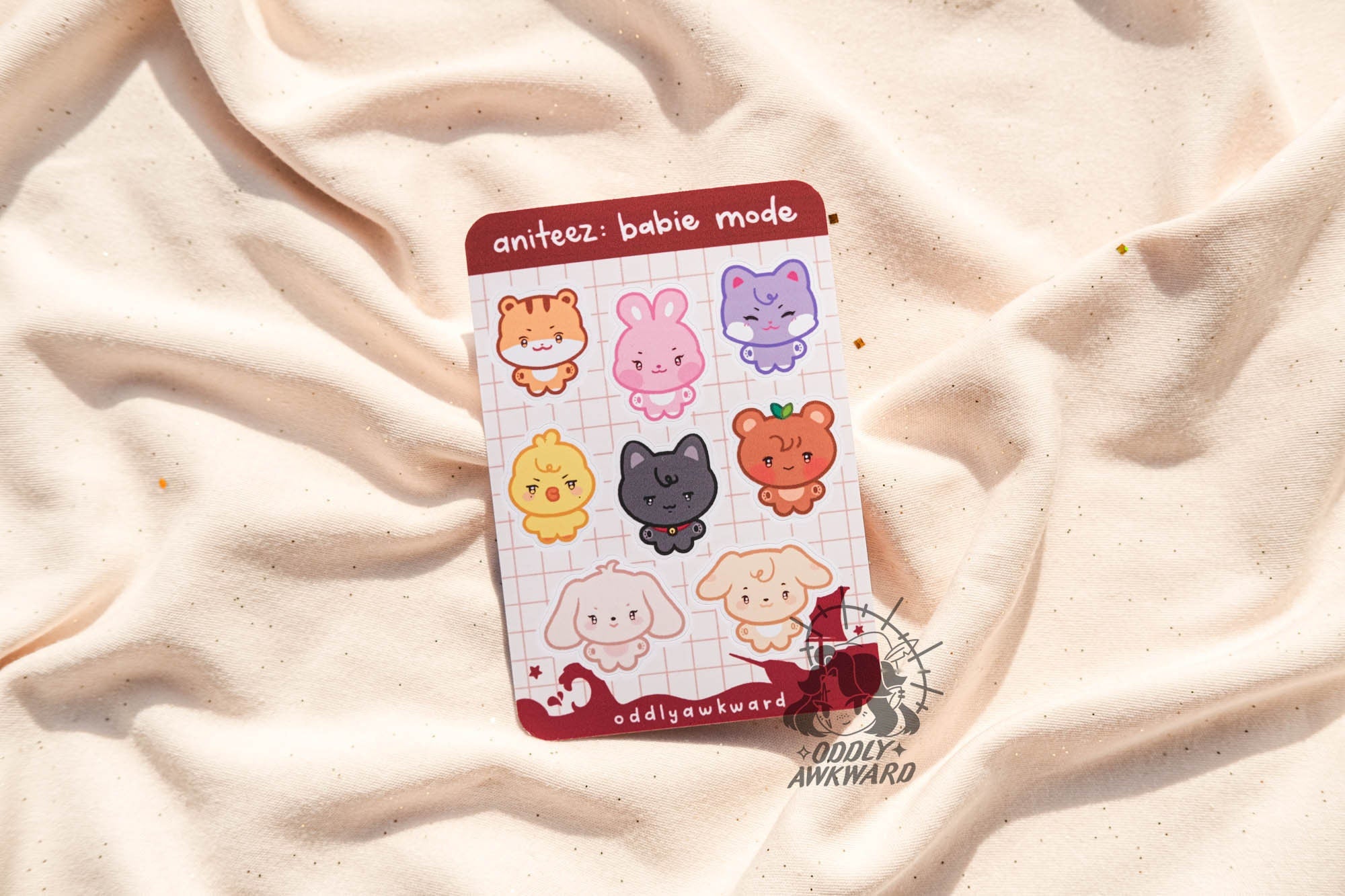 at: babie mode sticker sheet