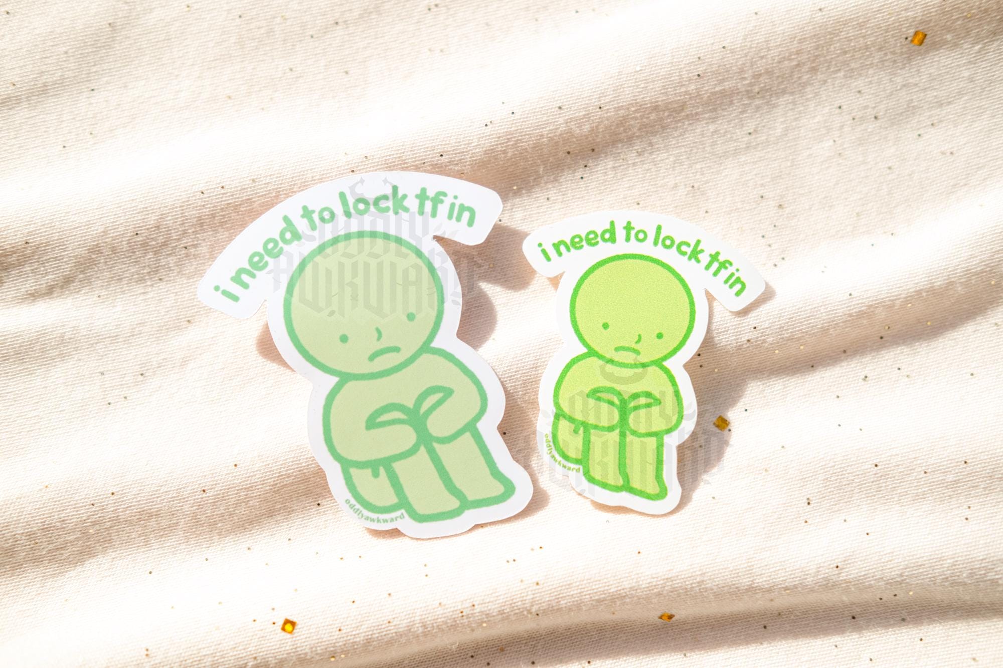 Lock TF In Sticker