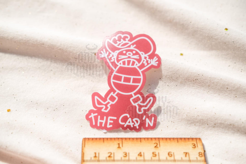 The Cap'n Sticker