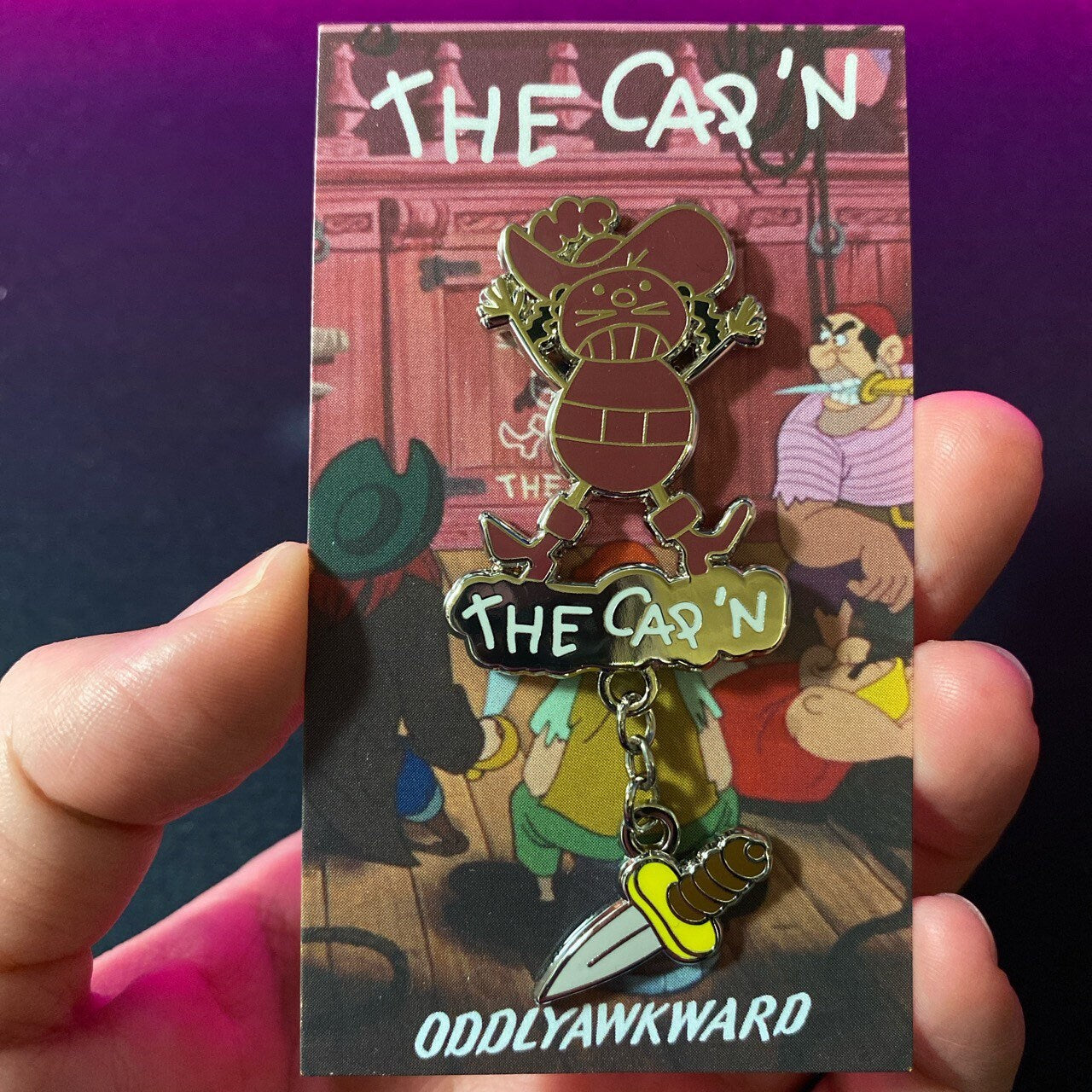 The Cap'n - Peter Pan Captain Hook Fantasy Pin - LE 50
