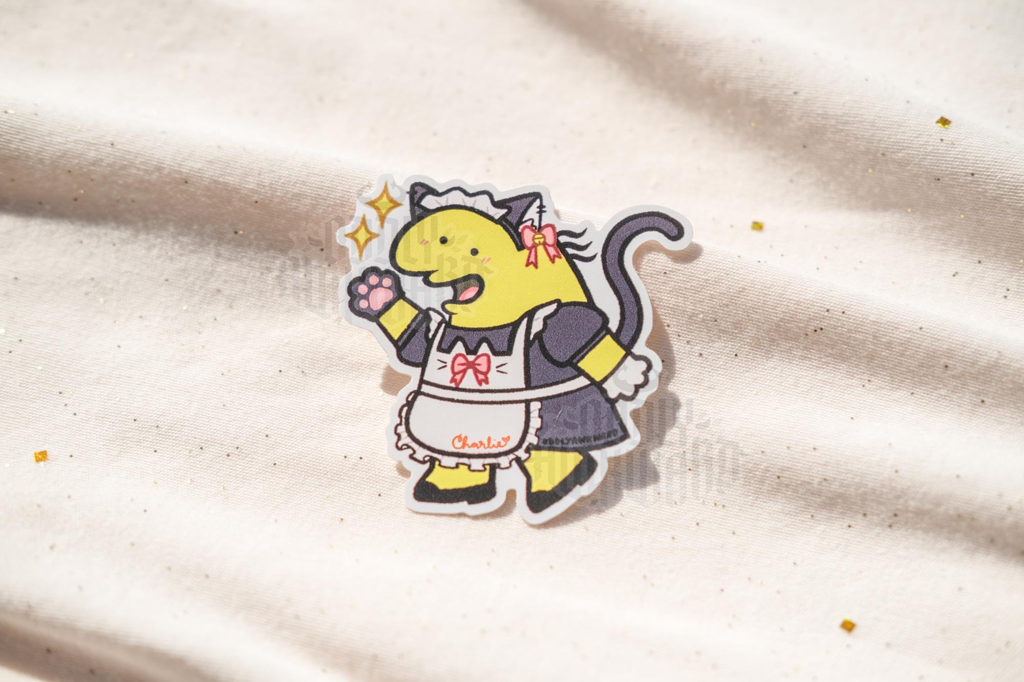Smiling Friends Charlie Maid Sticker