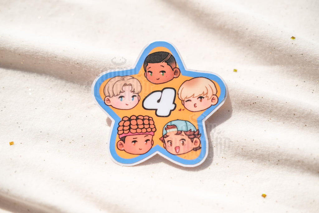 Boy Band Chibis Sticker