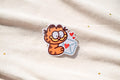 Orange Cat Love Letter Sticker