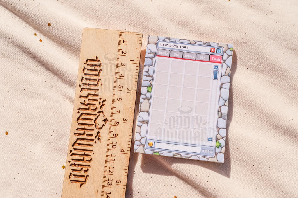 MapleStory Item Inventory Memo Pad