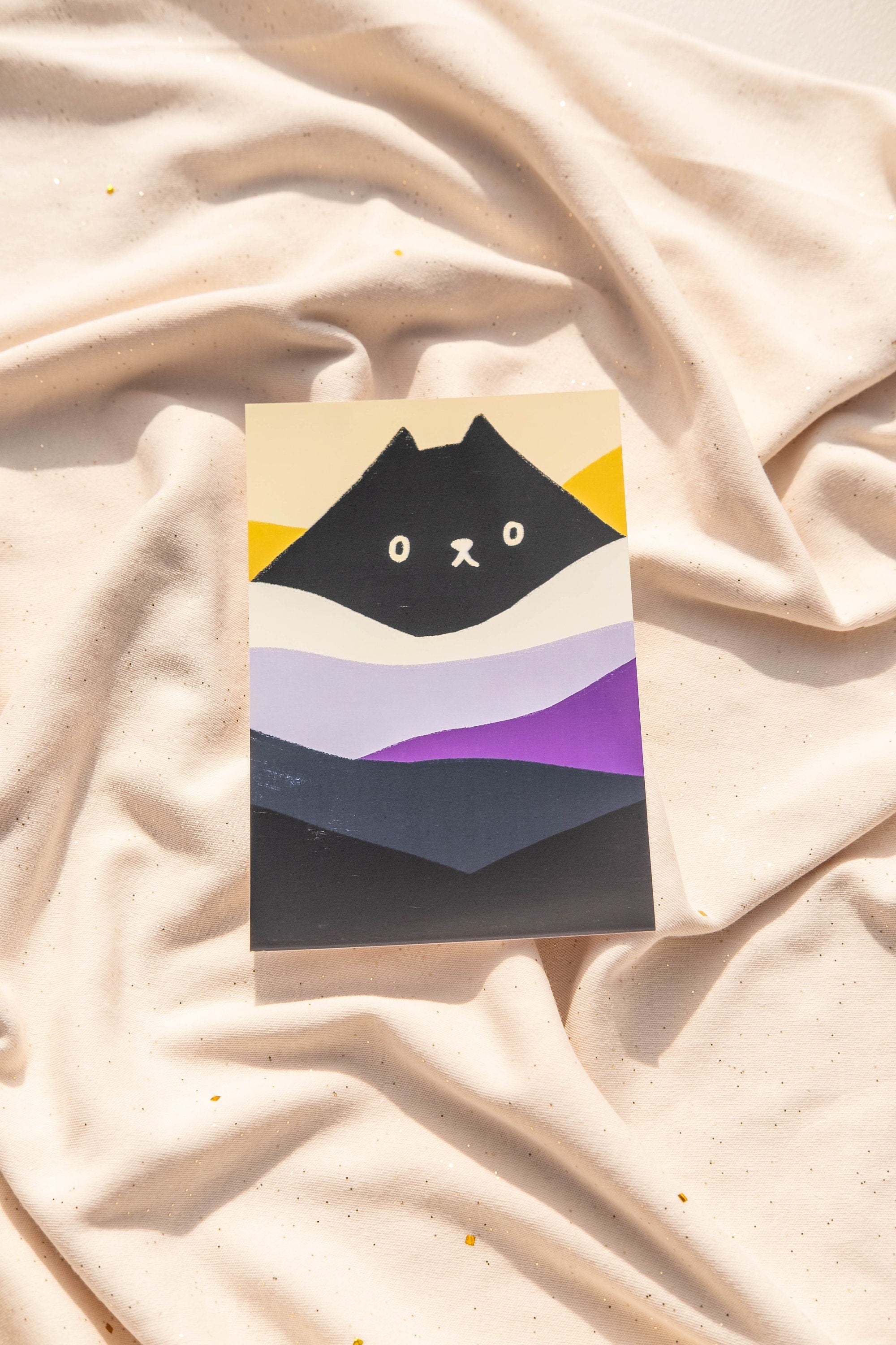 Pride Cat Mountain 4x6 Print