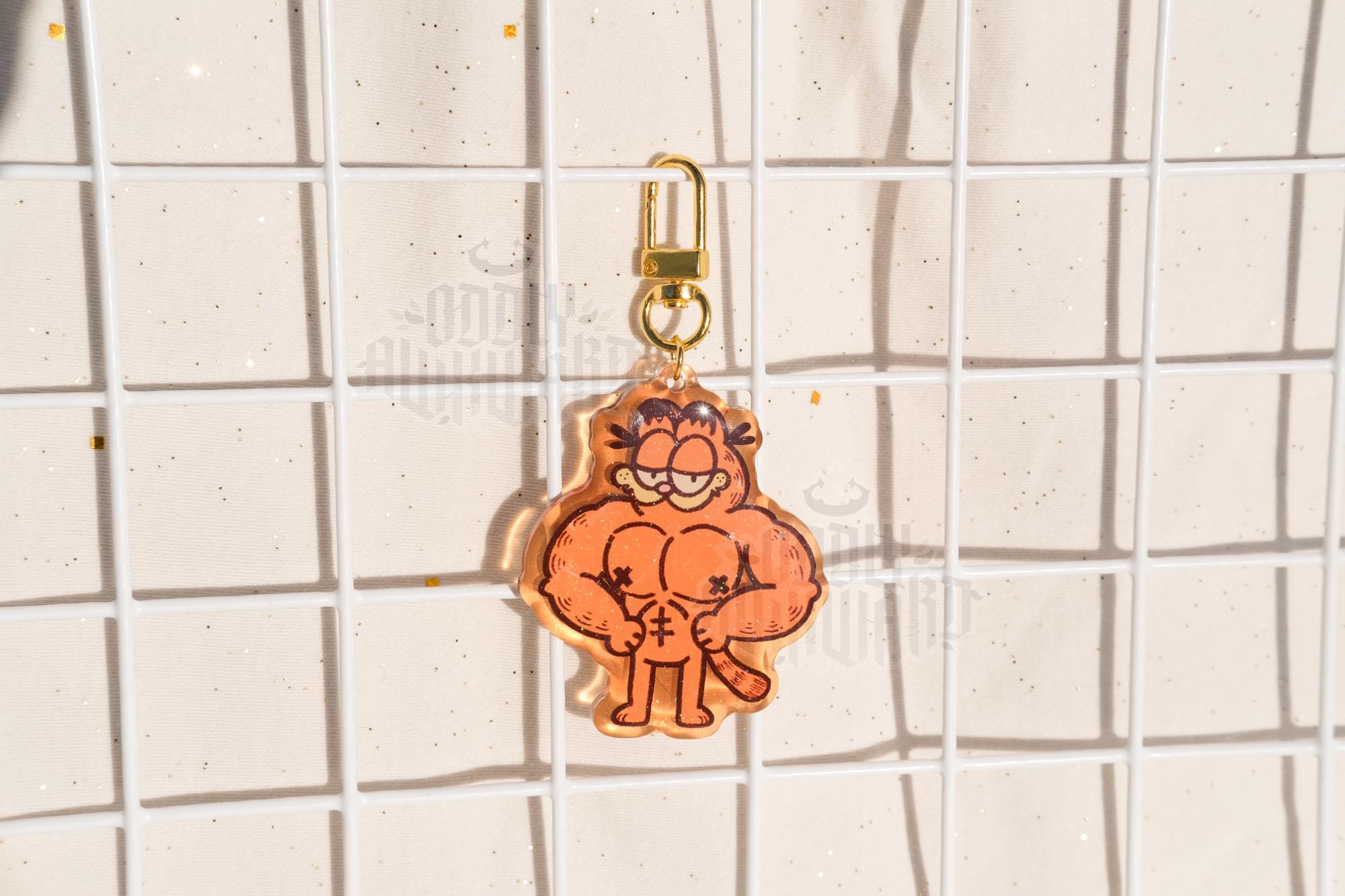 Buff Orange Cat Charm