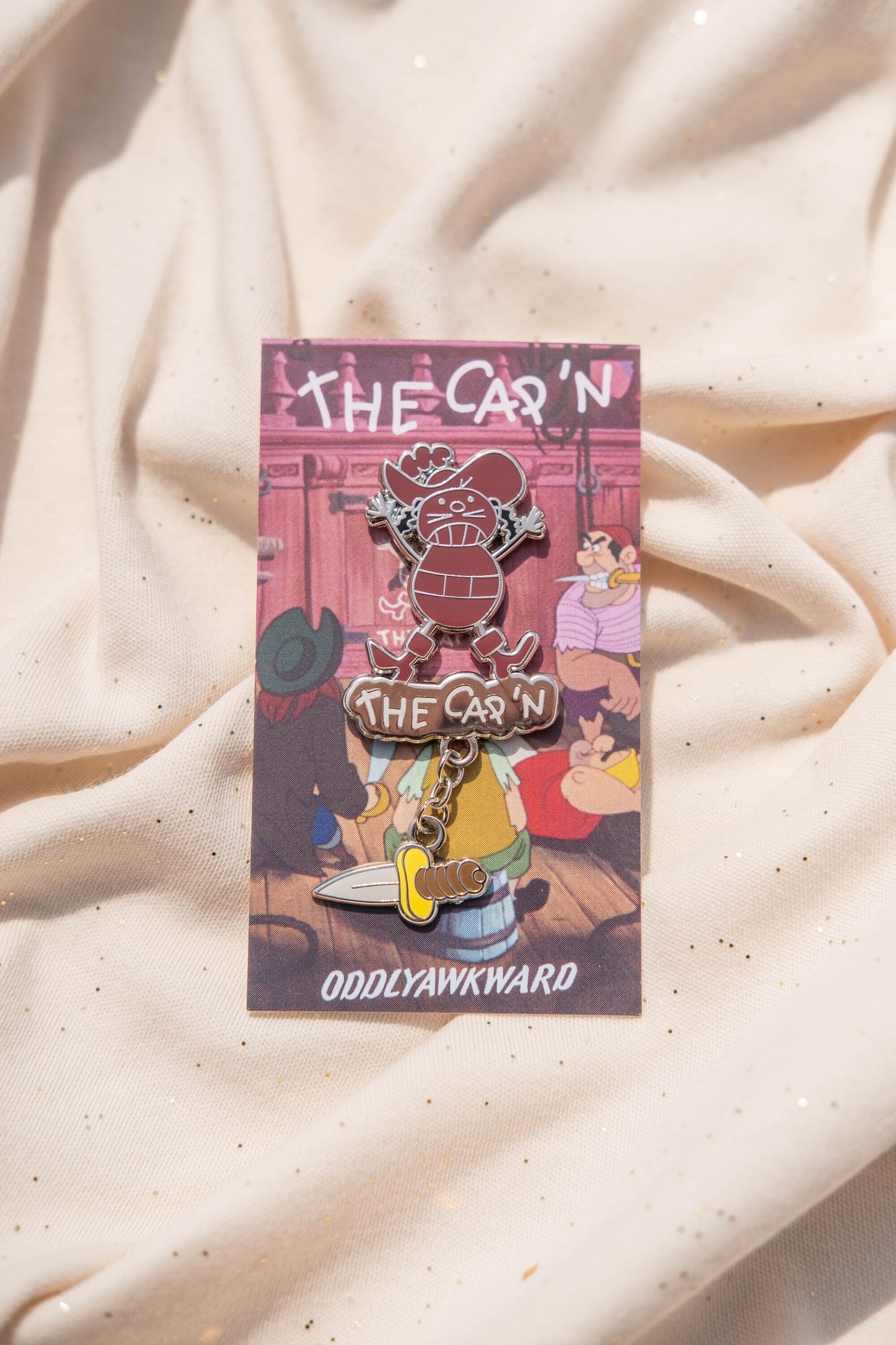 The Cap'n - Peter Pan Captain Hook Fantasy Pin - LE 50