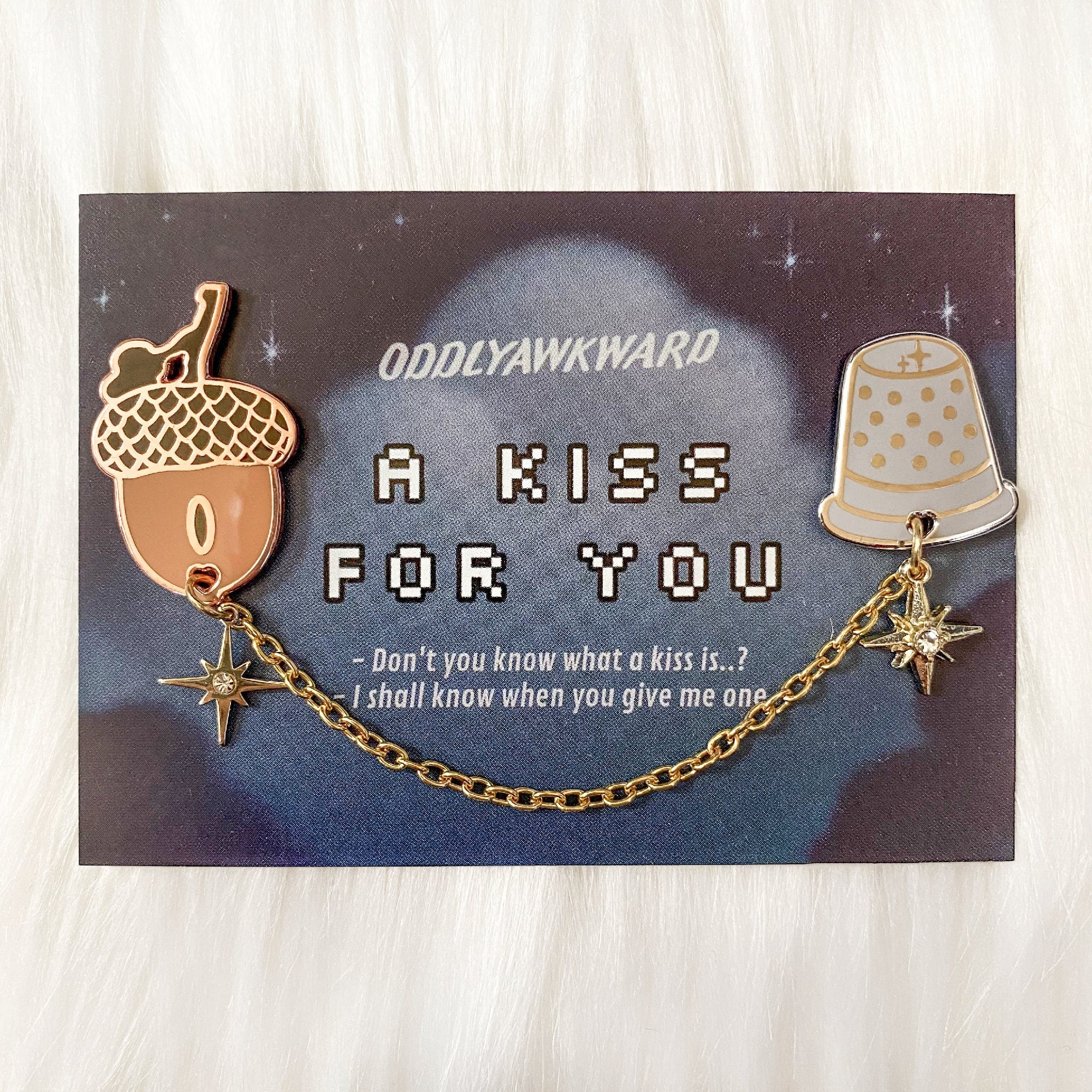 A Kiss for You - Fantasy Pin