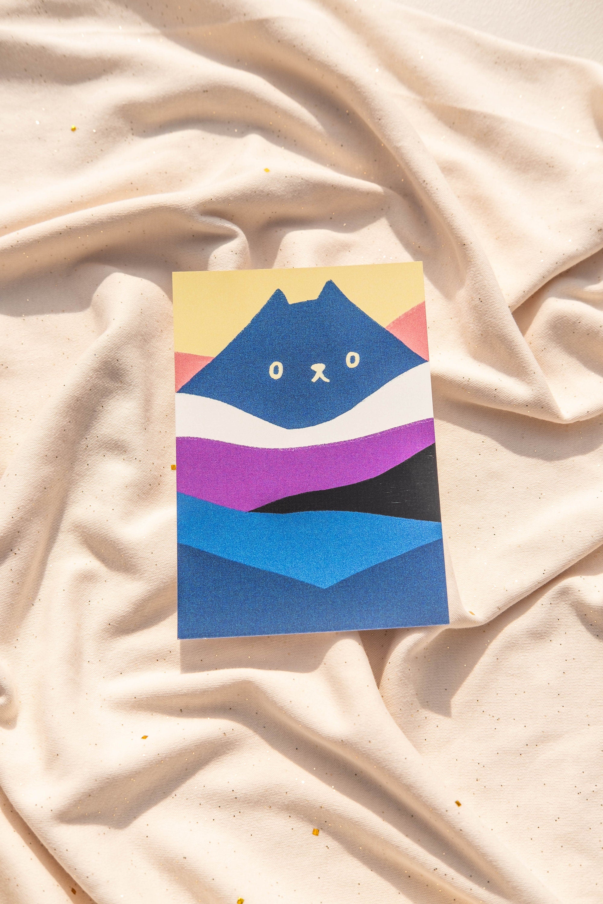 Pride Cat Mountain 4x6 Print
