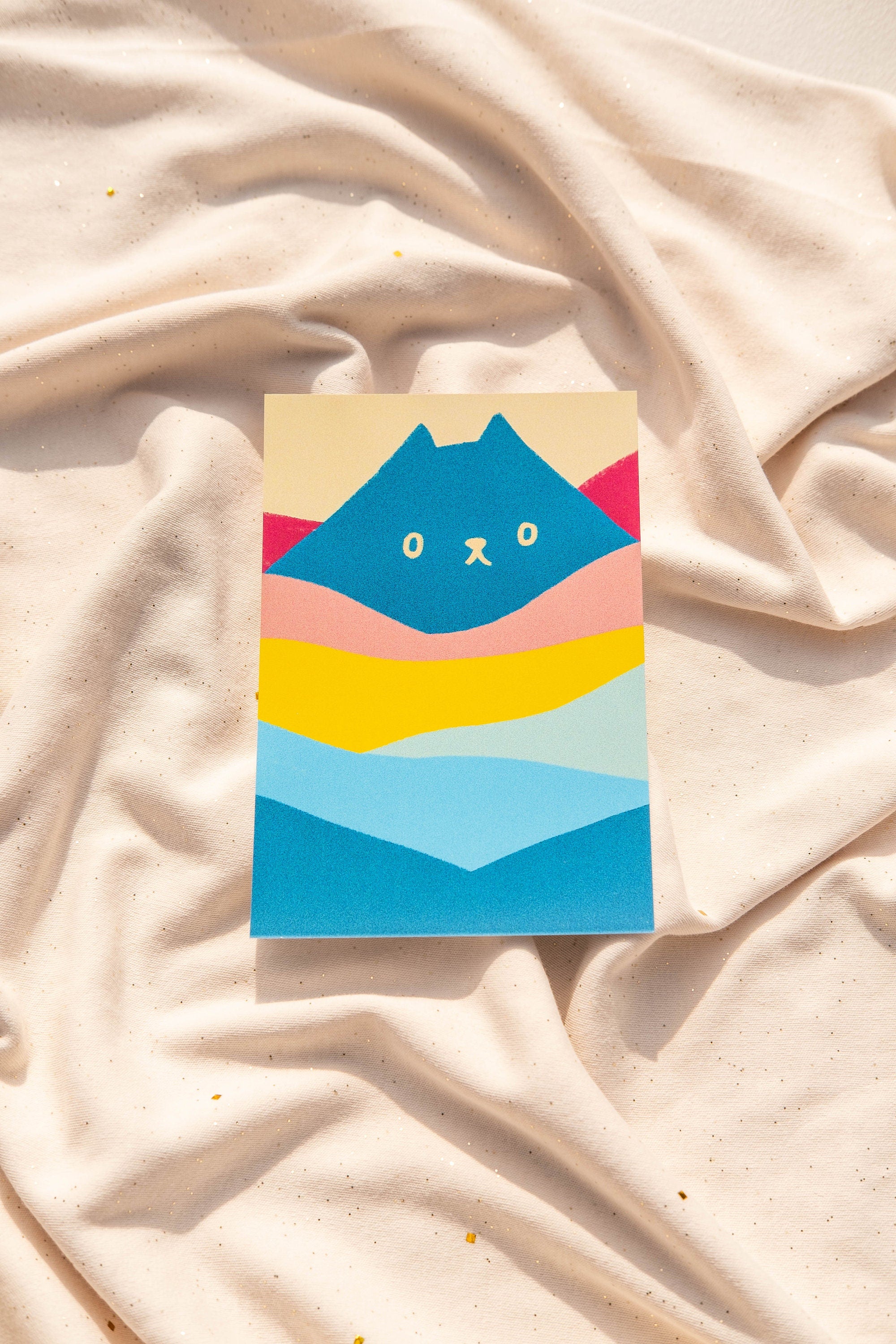 Pride Cat Mountain 4x6 Print