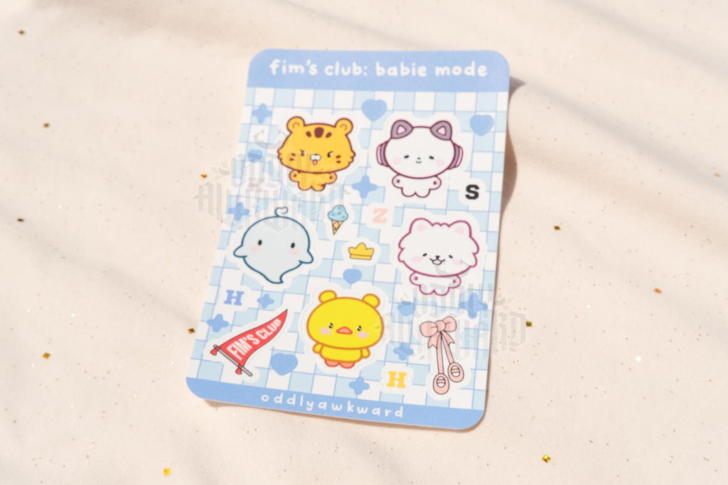 fc: babie mode sticker sheet