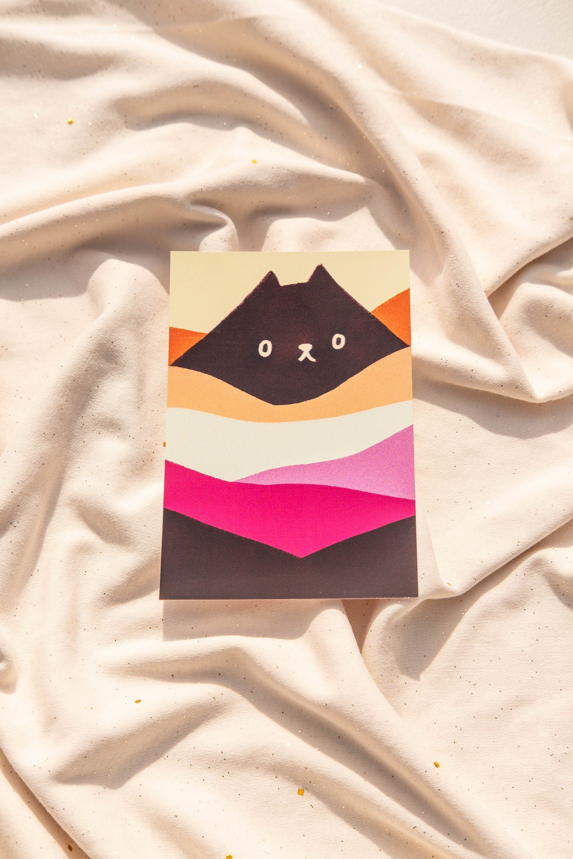 Pride Cat Mountain 4x6 Print