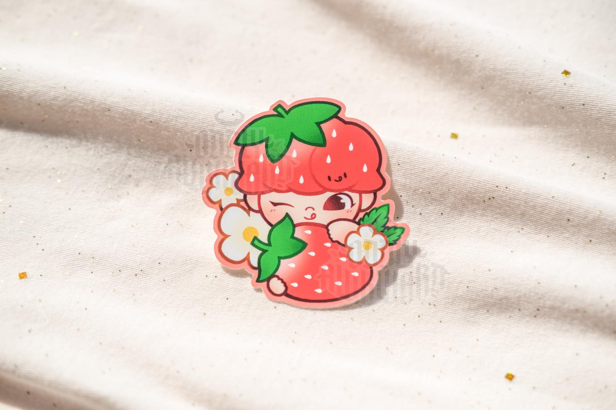 Strawberry Dimoo Sticker