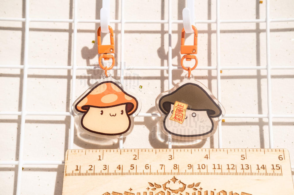 MapleStory Orange/Zombie Mushroom Acrylic Charm