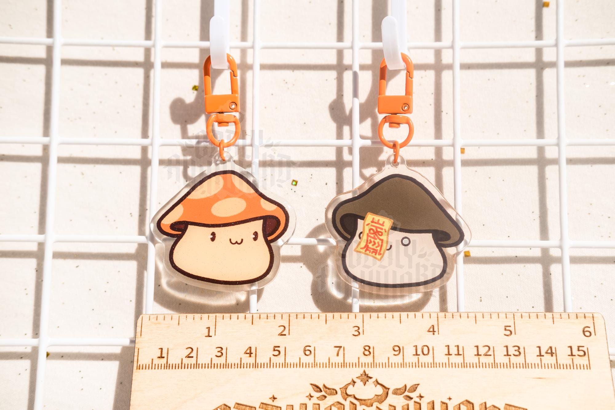 MapleStory Orange/Zombie Mushroom Acrylic Charm