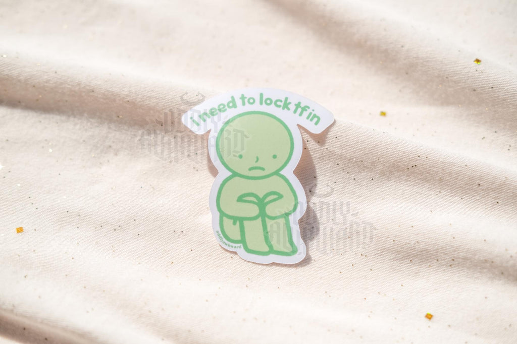 Lock TF In Sticker