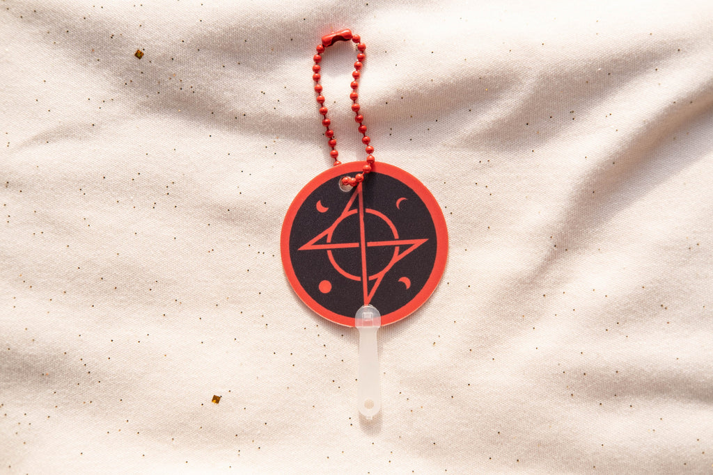 Pirate Kpop Mini Flat Fan Keychain