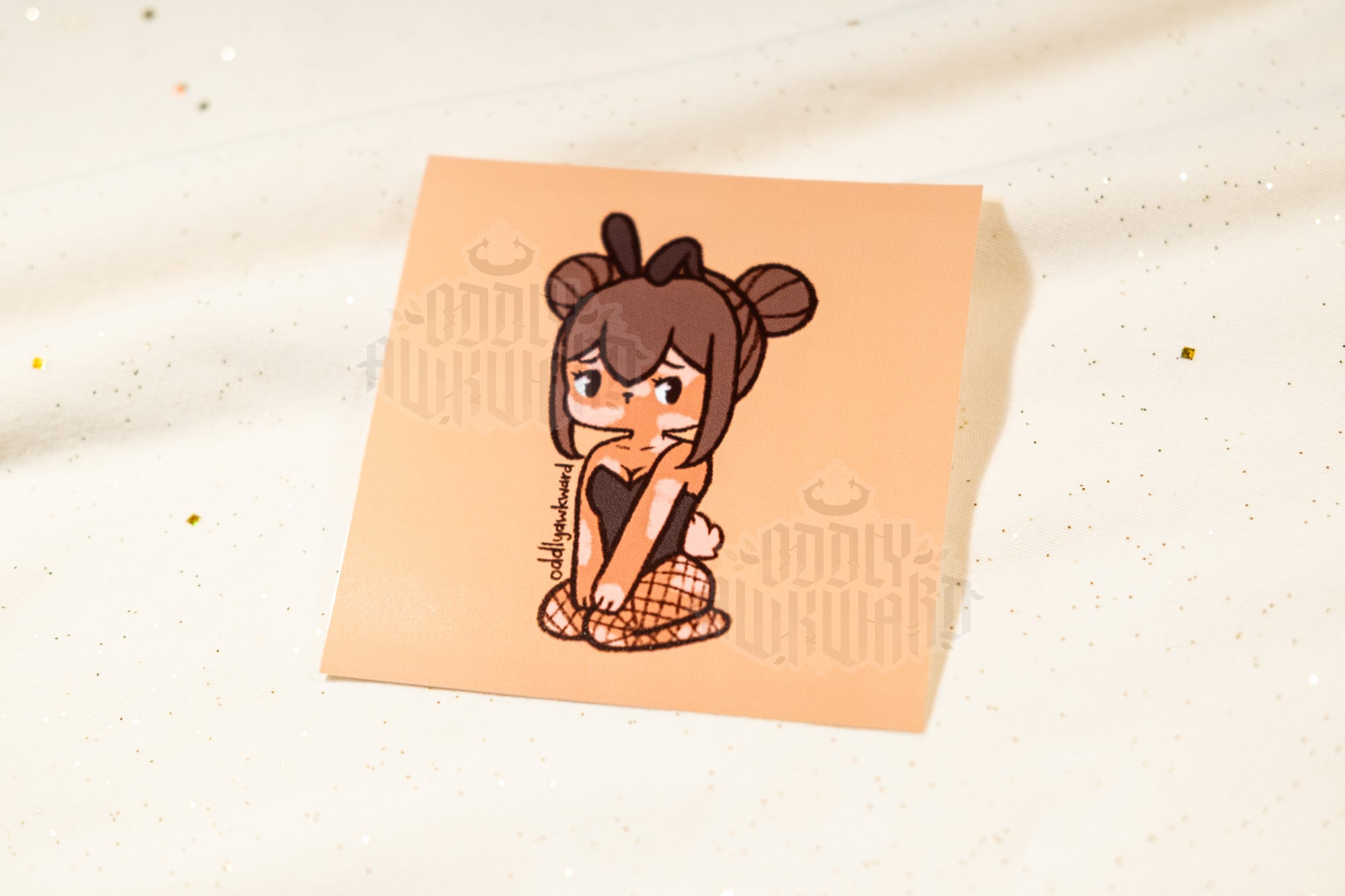 Bunny Girl 4x4 Print