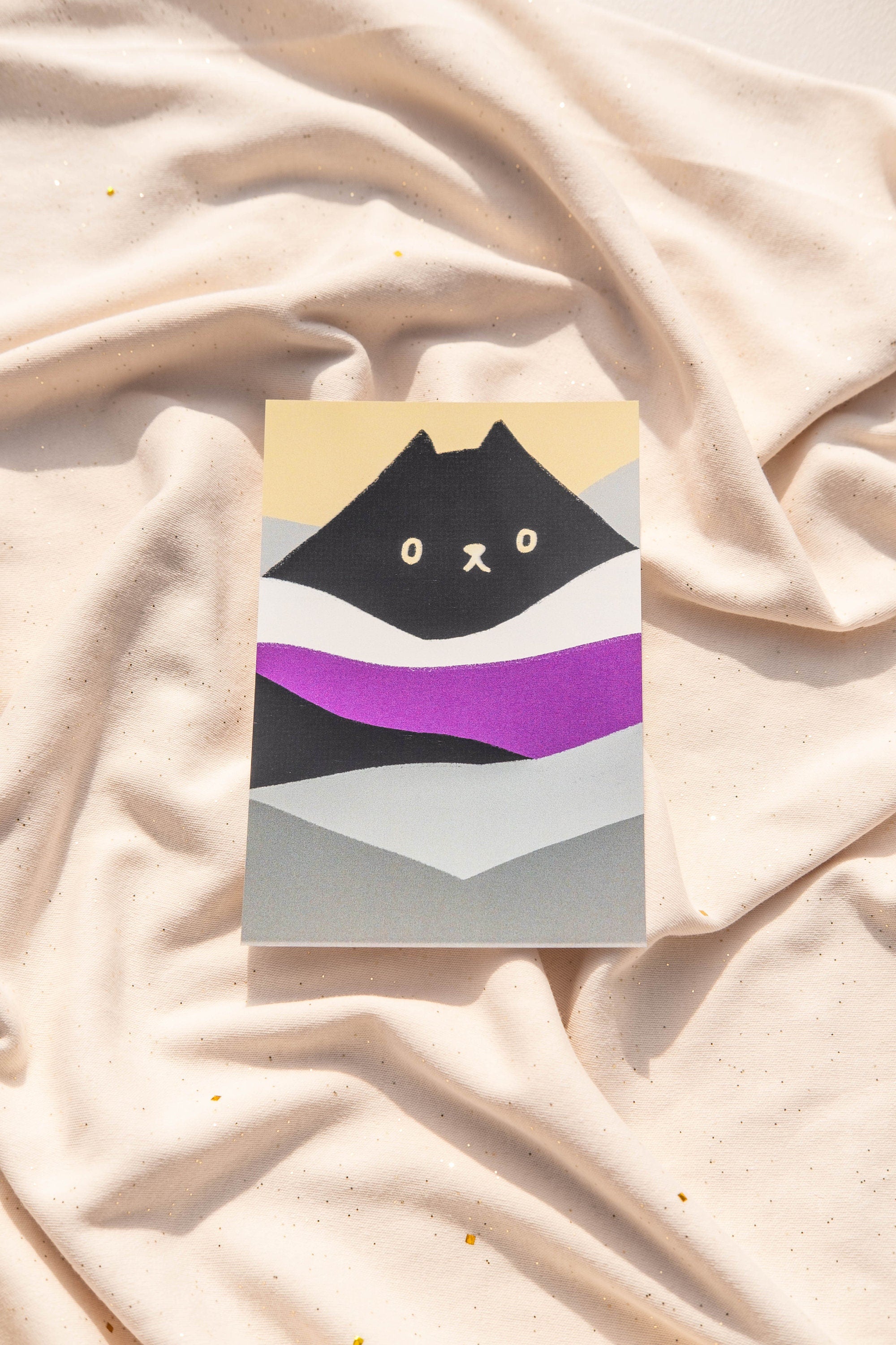 Pride Cat Mountain 4x6 Print