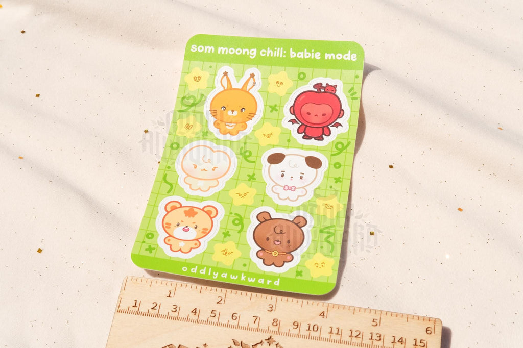 smc: babie mode sticker sheet