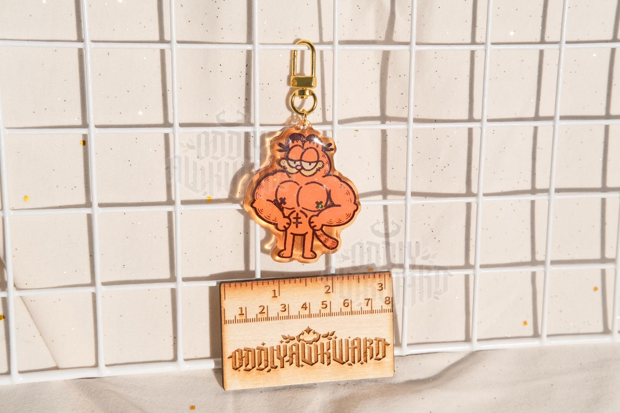 Buff Orange Cat Charm