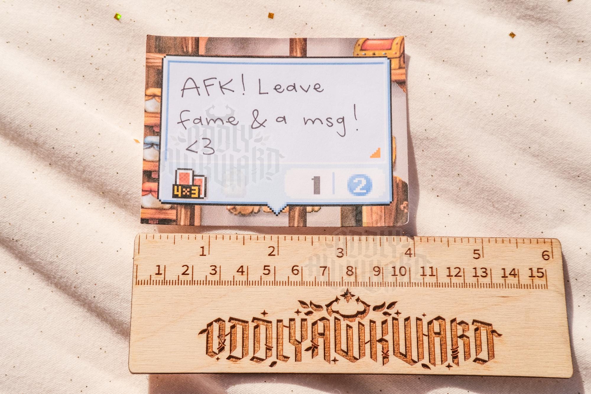MapleStory Match Card Minigame Memo Pad