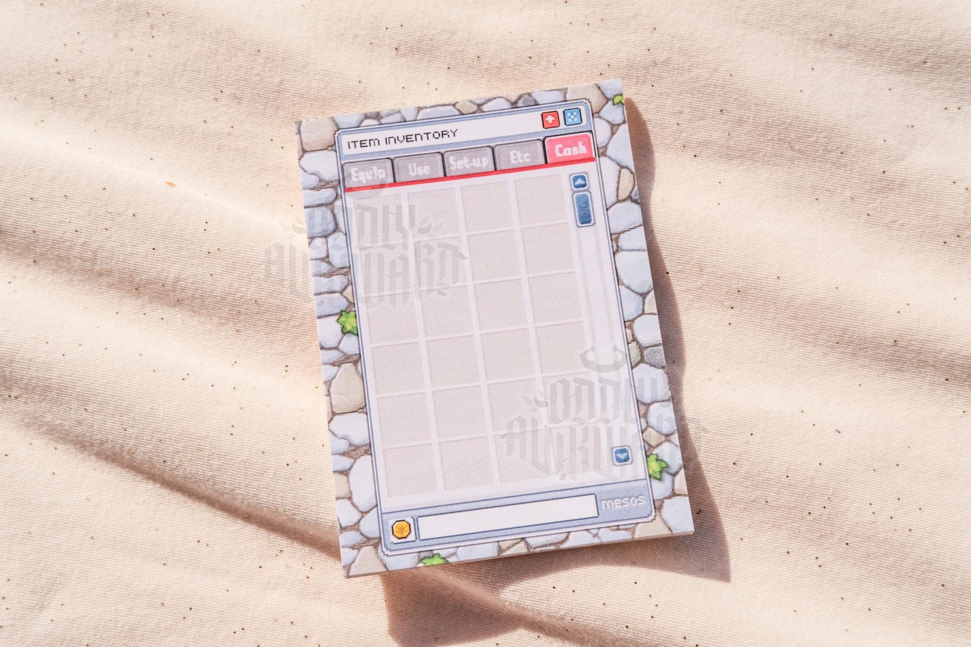 MapleStory Item Inventory Memo Pad