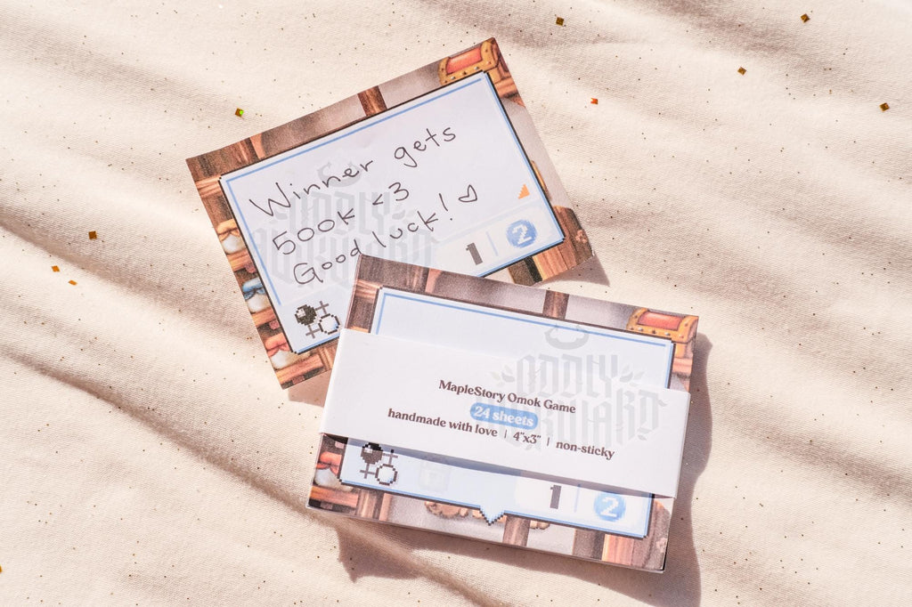 MapleStory Omok Minigame Memo Pad