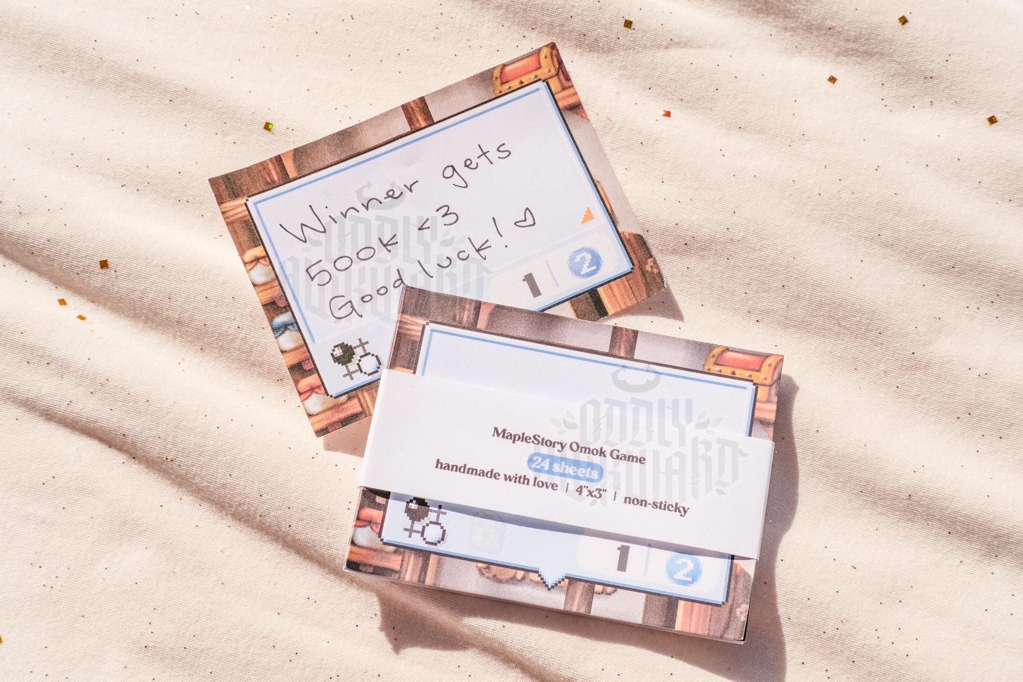 MapleStory Omok Minigame Memo Pad