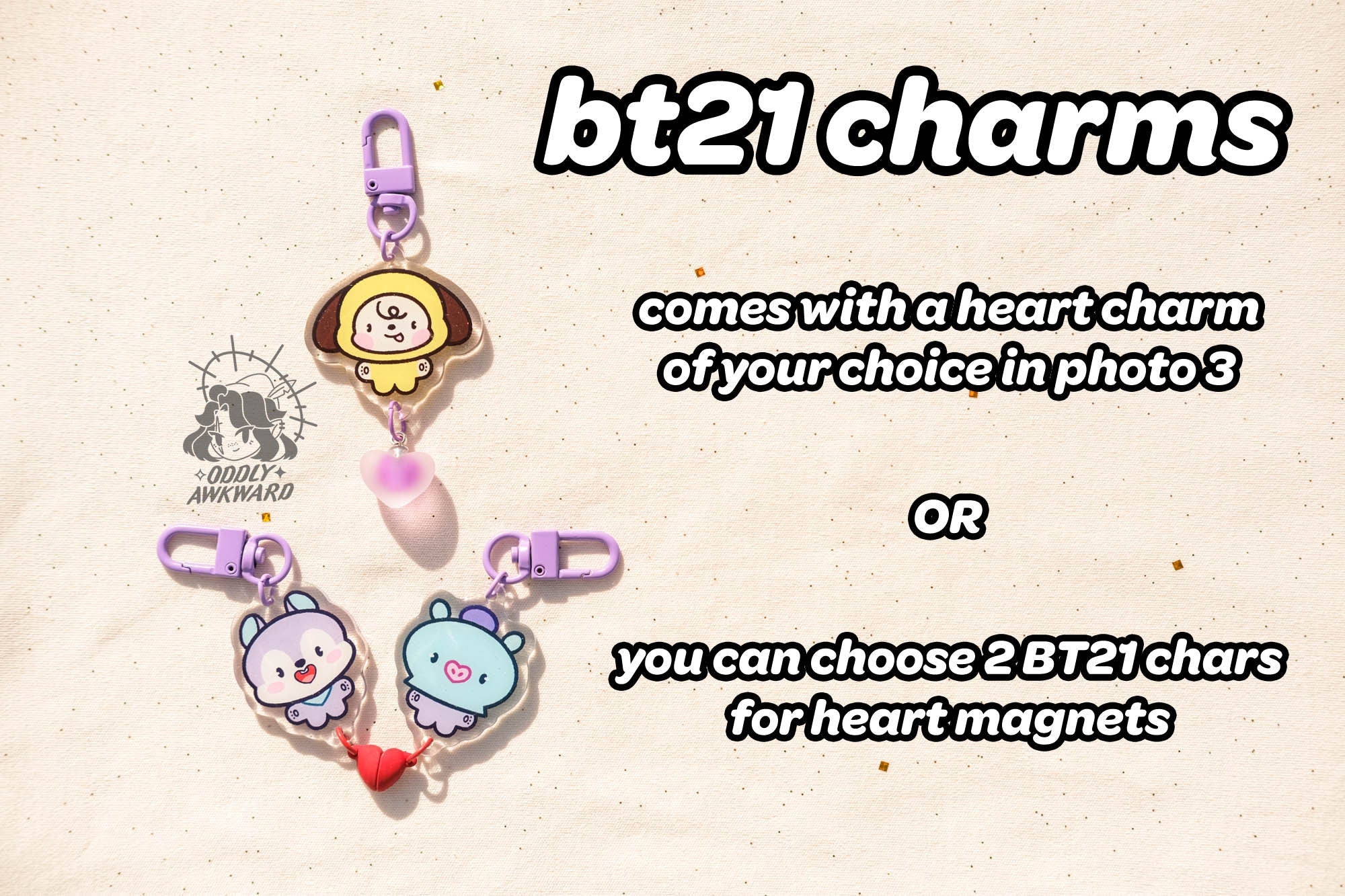 BT Acrylic Charms