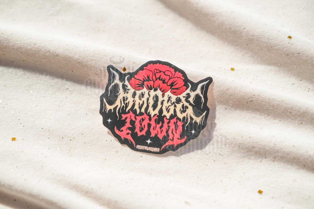 Hadestown Metal-Inspired Sticker