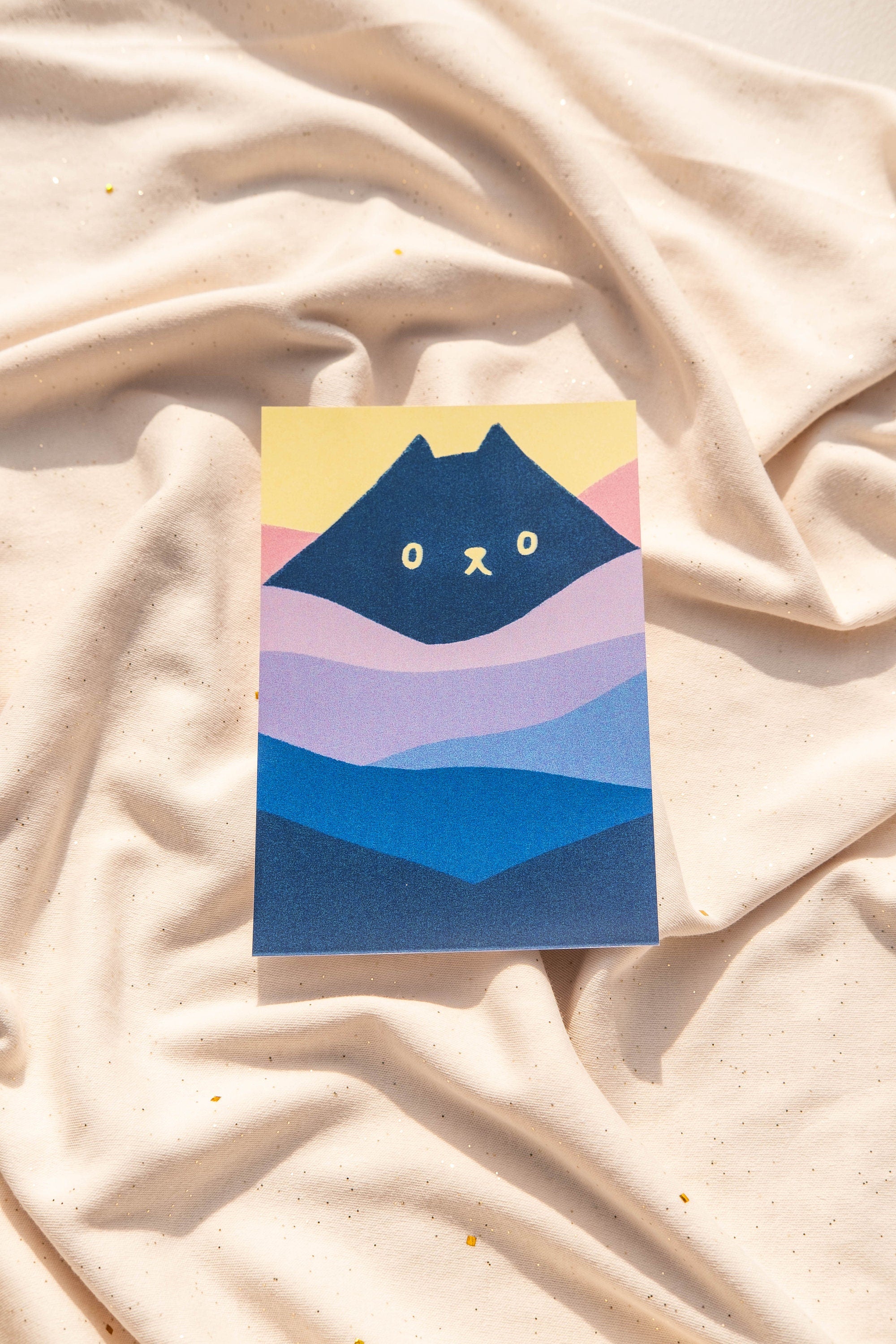 Pride Cat Mountain 4x6 Print