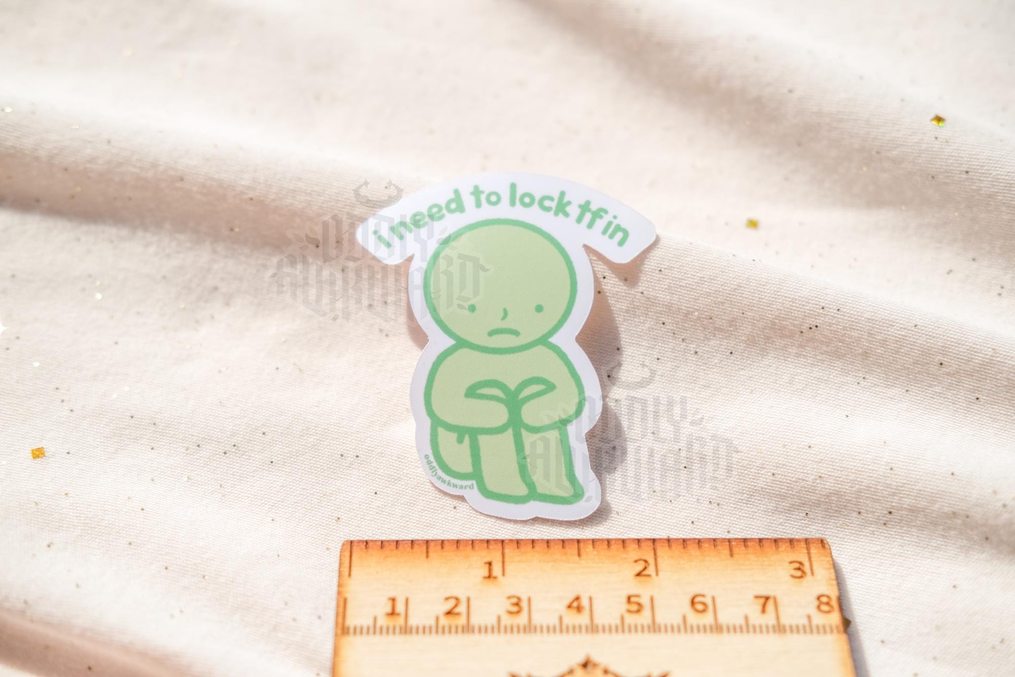 Lock TF In Sticker