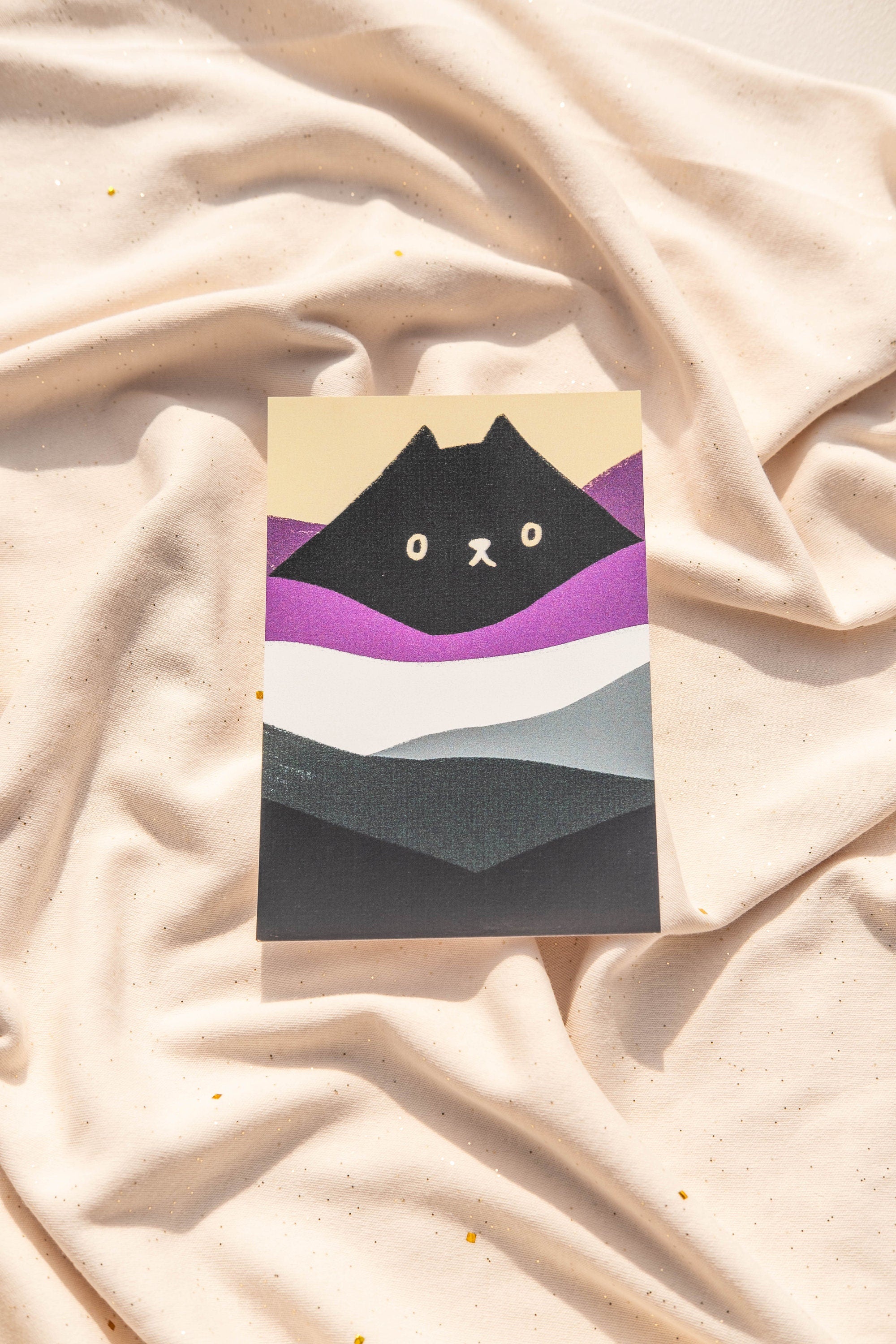 Pride Cat Mountain 4x6 Print