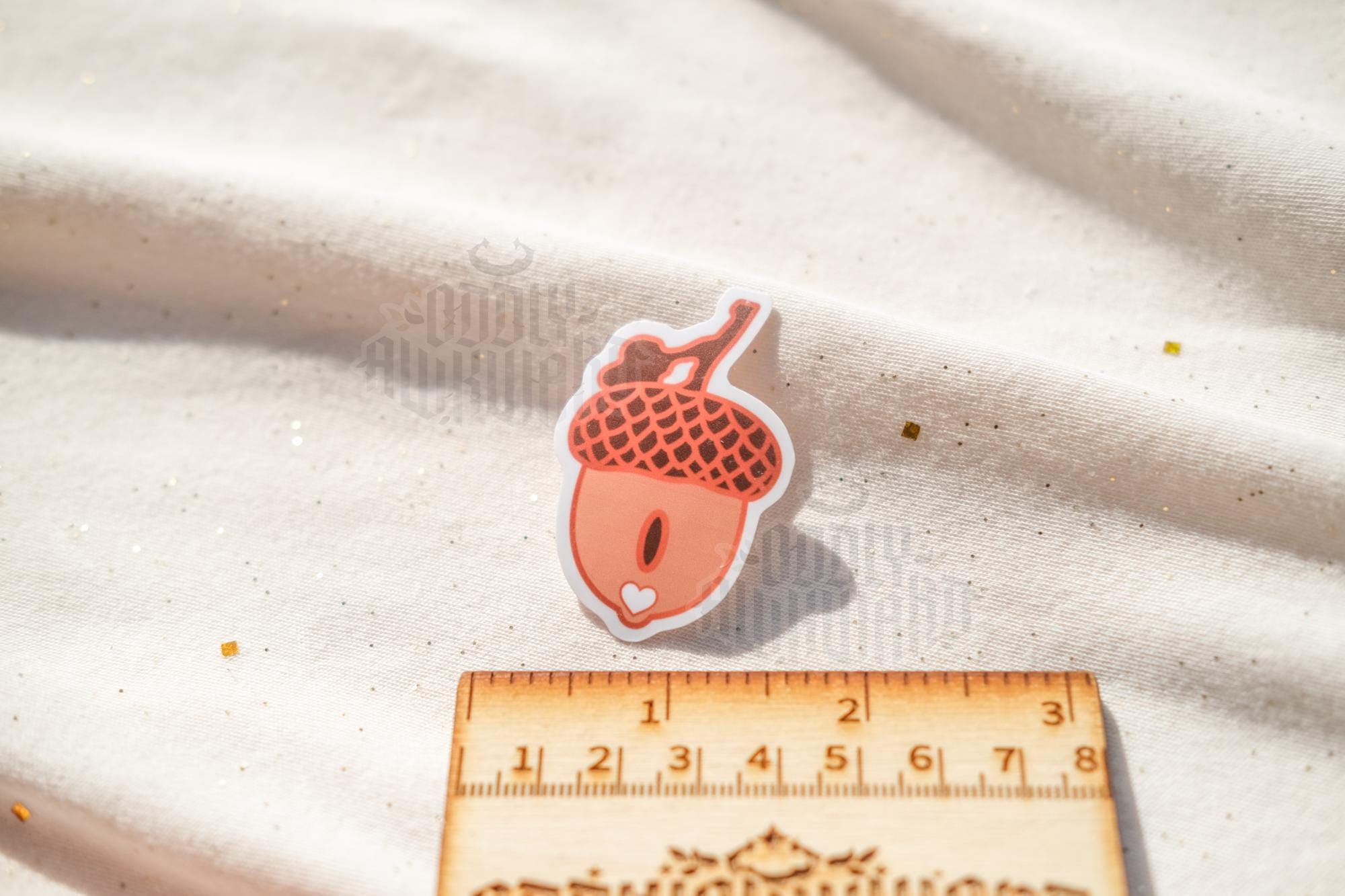 Thimble & Acorn Sticker