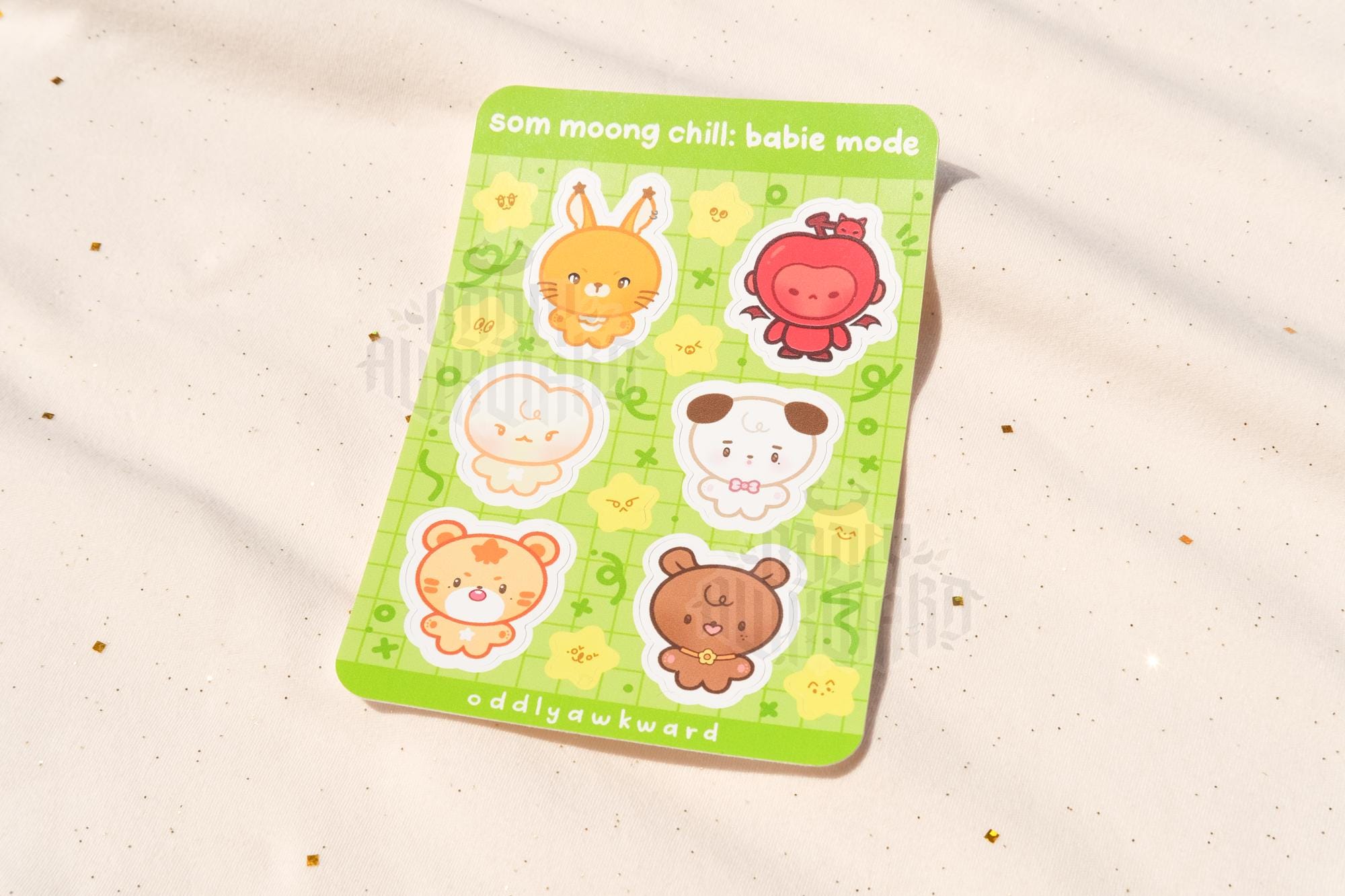 smc: babie mode sticker sheet