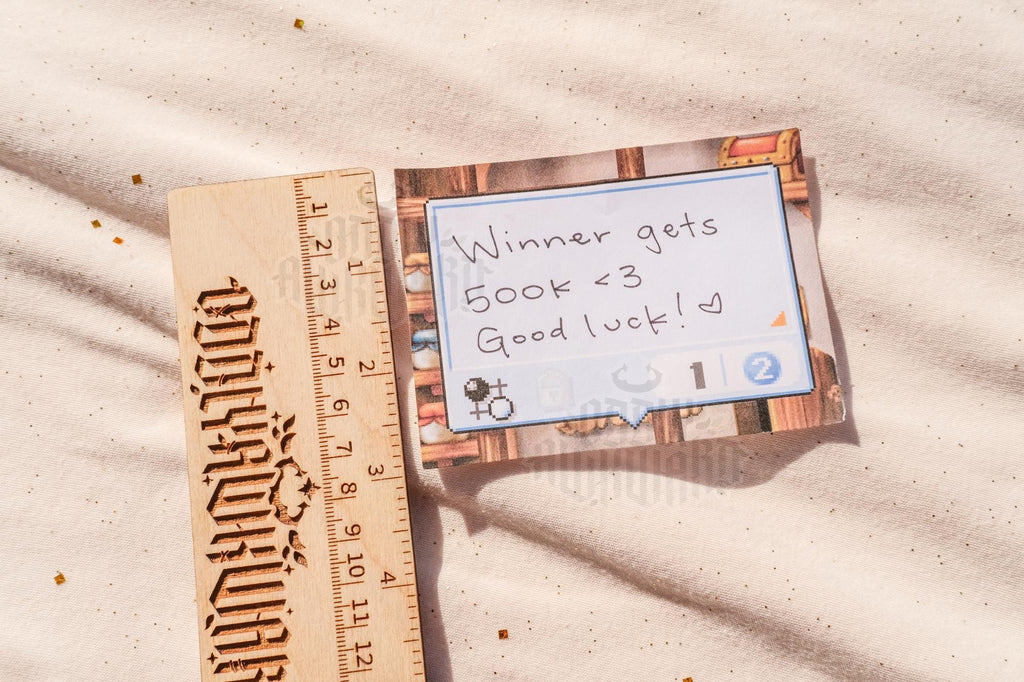 MapleStory Omok Minigame Memo Pad