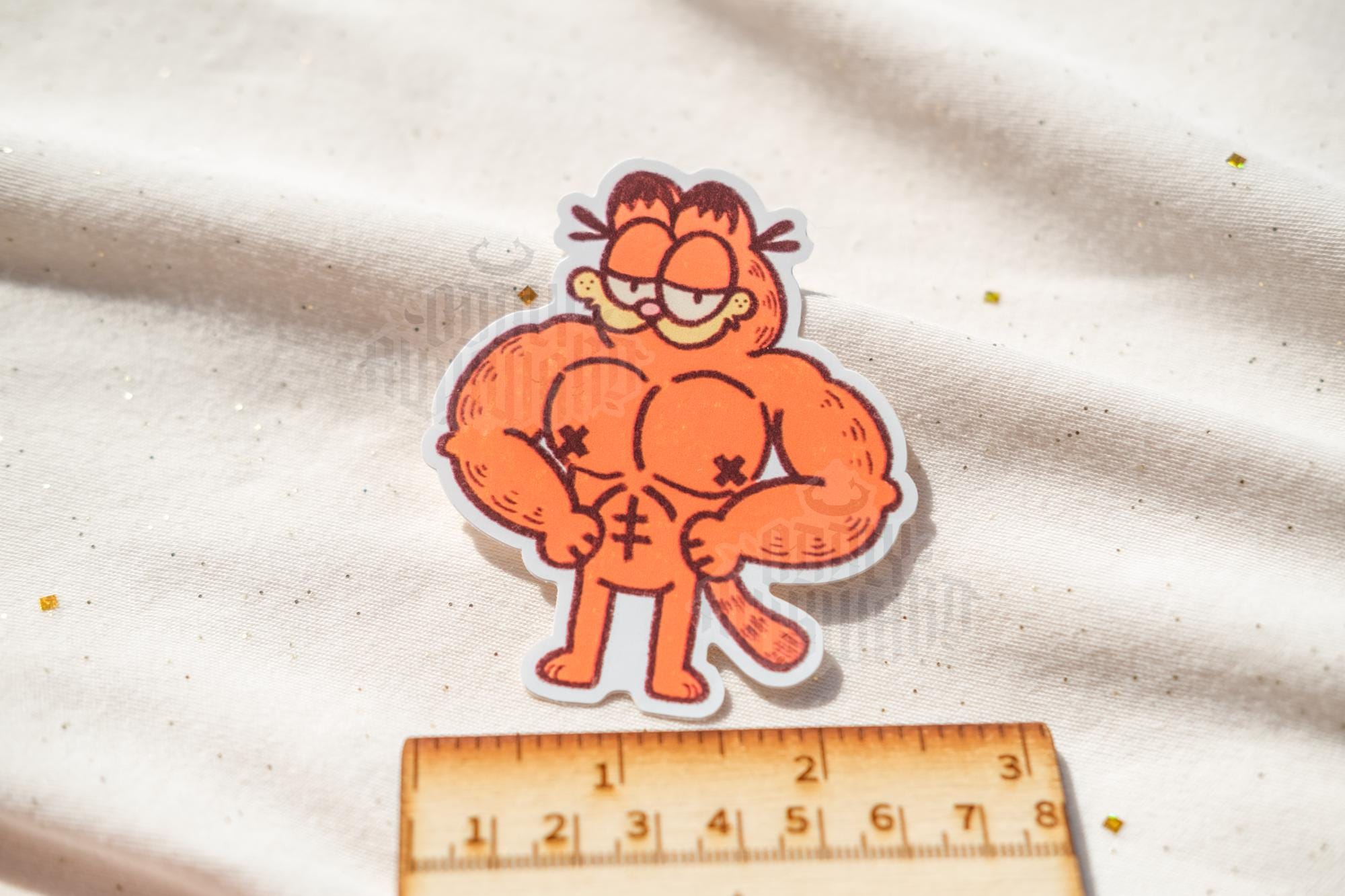 Buff Orange Cat Sticker