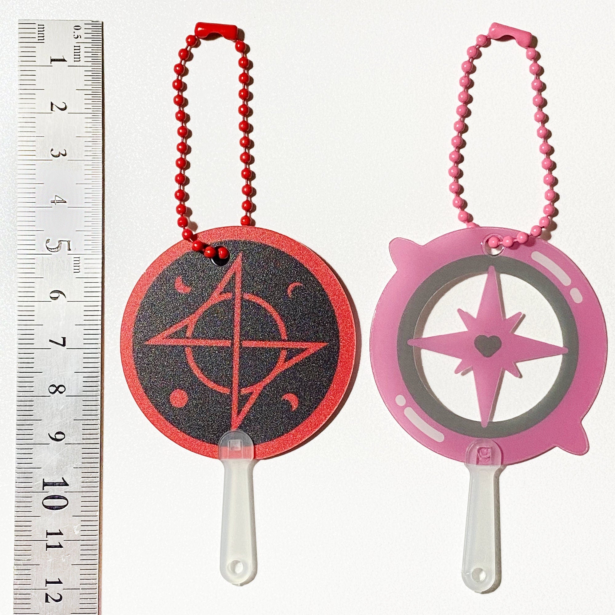 Pirate Kpop Mini Flat Fan Keychain