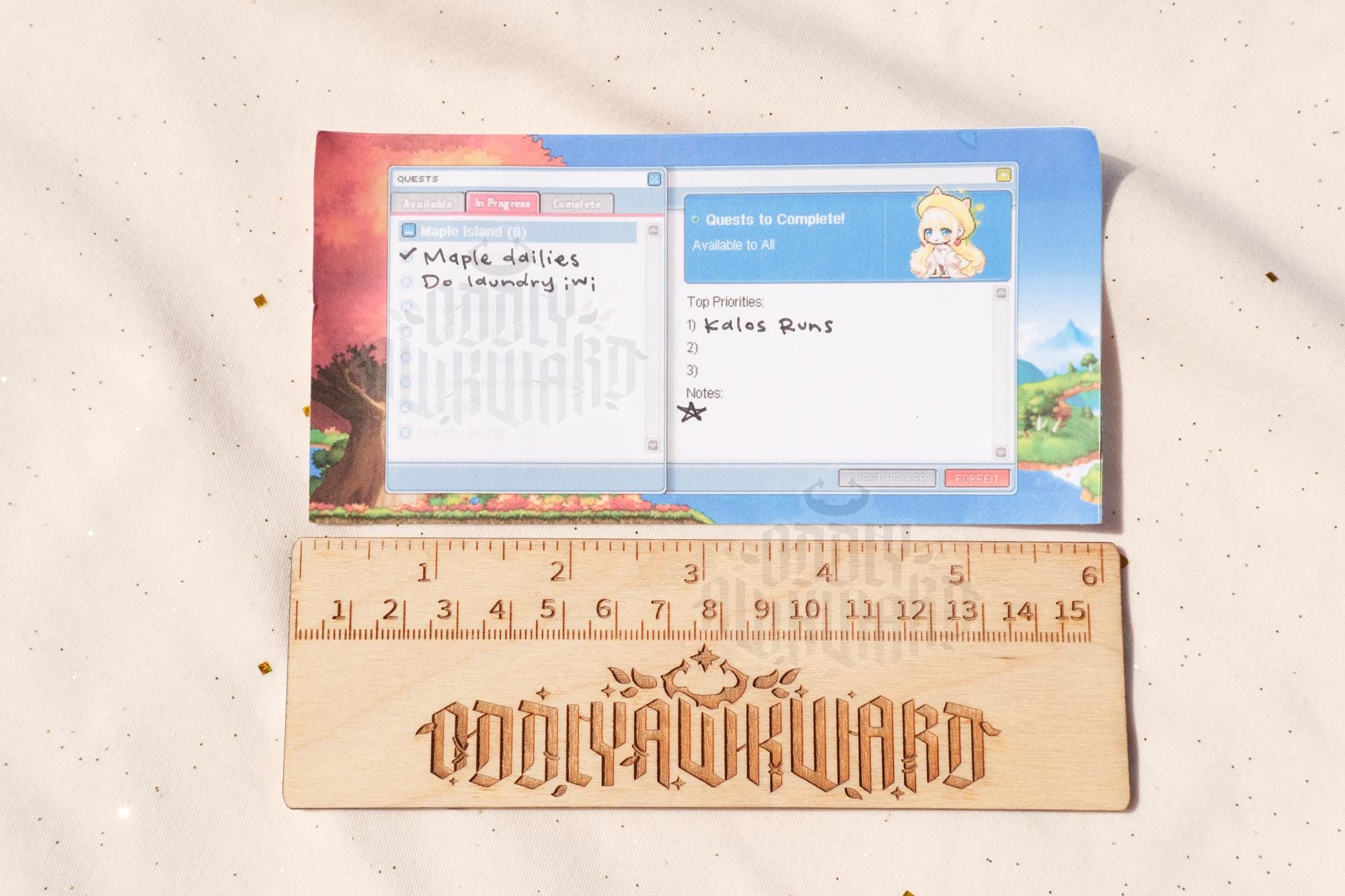 MADE-TO-ORDER - MapleStory Memo Sheets